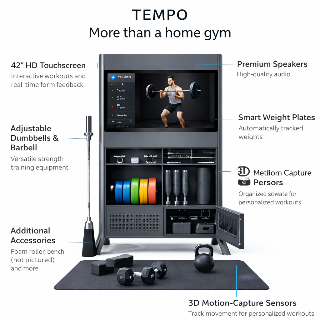 TitanForm VaultTrainer AI Smart Home Gym System