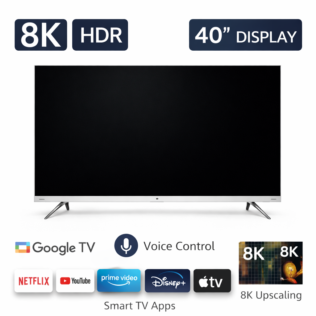 Lumiére PureFrame 8K Smart Display – White Edition