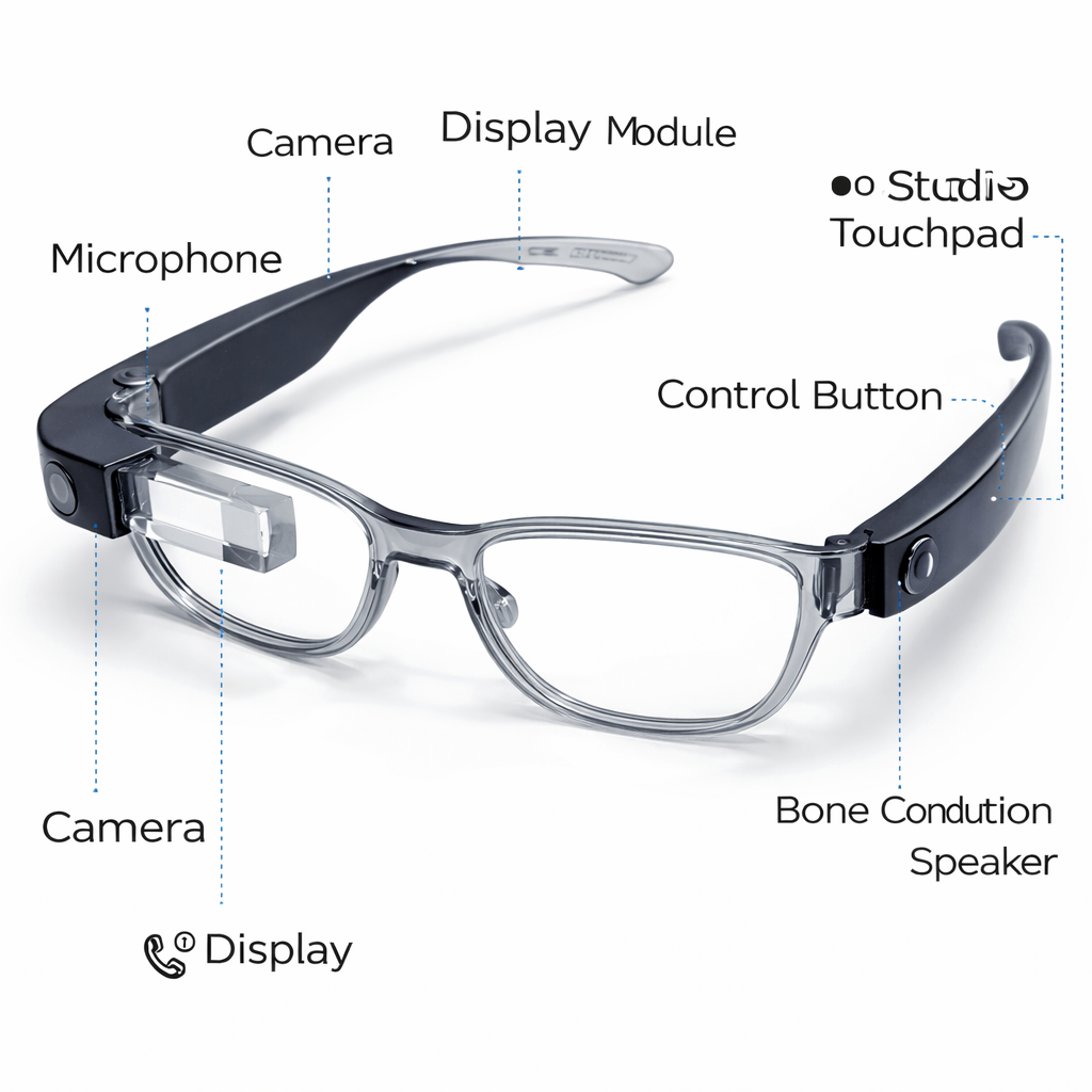 CoolU PrismView AR Smart Glasses