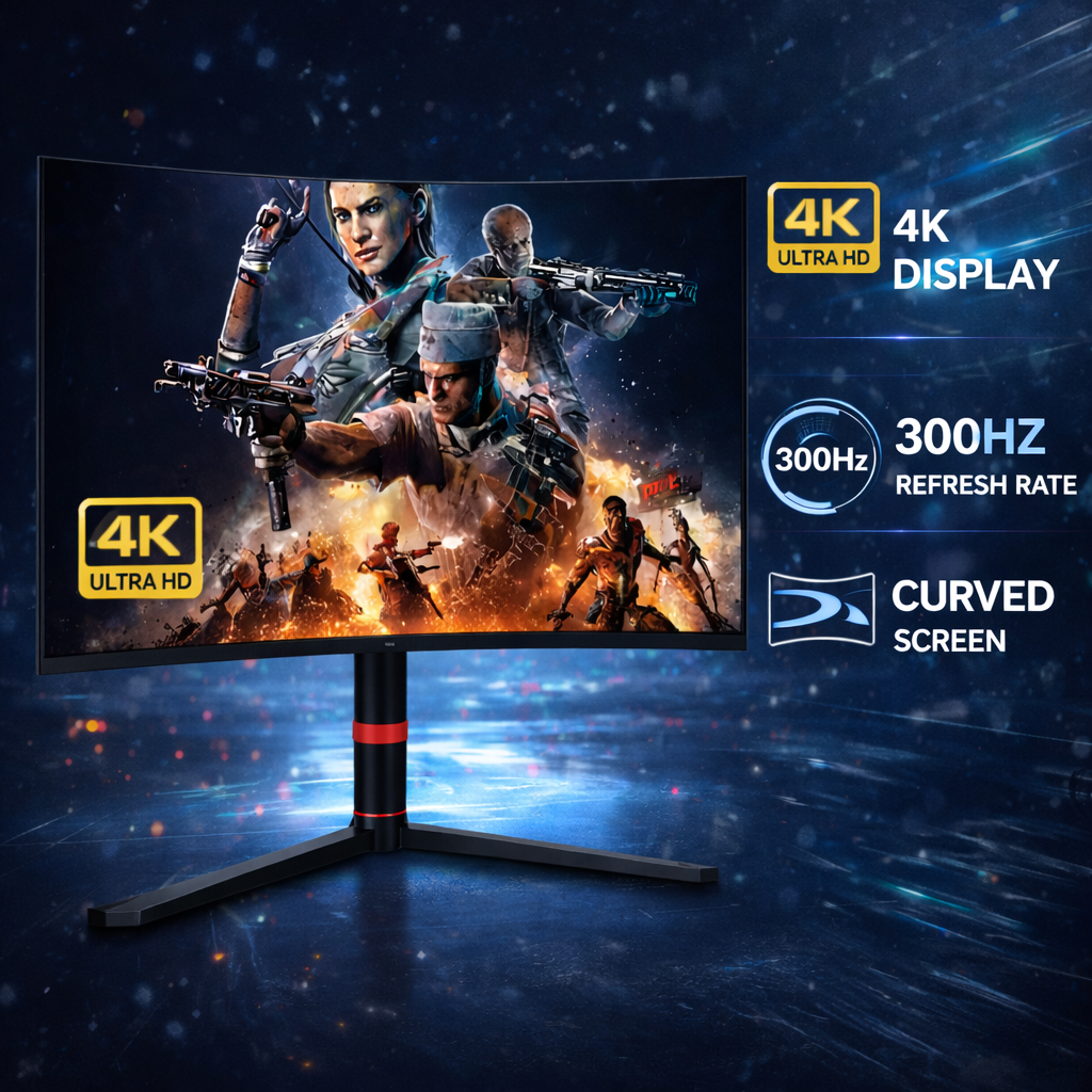 Redline VortexX 32" Curved 4K Gaming Monitor