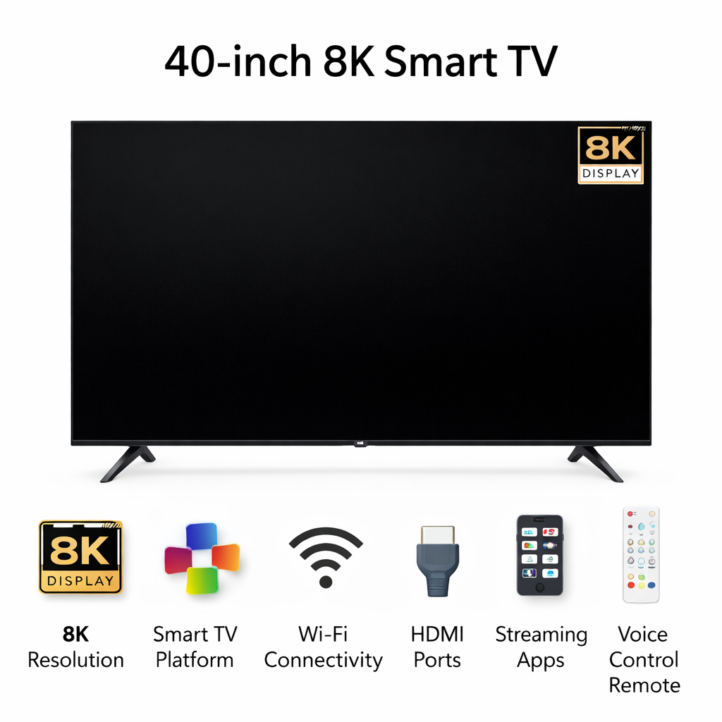 NovaView UltraSharp 8K Quantum Smart TV